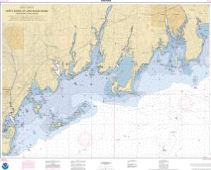 thumbnail for chart North Shore of LI Sound Stamford and Captain Harbors
