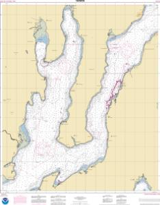 thumbnail for chart Hood Canal-South Point to Quatsap Point including Dabob Bay