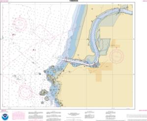 thumbnail for chart Coquille River Entrance